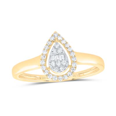 Engagement Ring Cushion Cut yellow gold & Diamonds