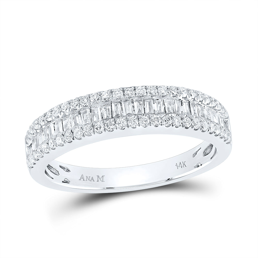 Lady's 14 Karat Anniversity 1/2 ctw Band Size 7 Color: White