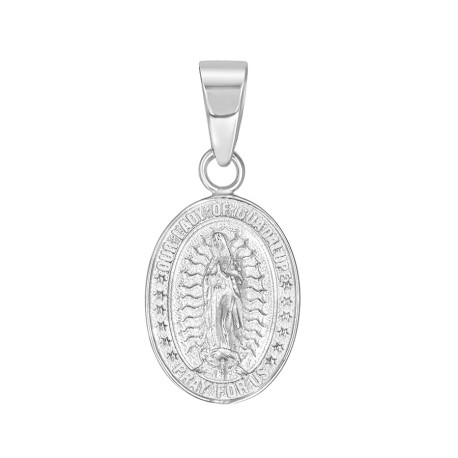 Lady's Sterling Our Lady of Guadalupe Charm Length: 17
Gender: Unisex