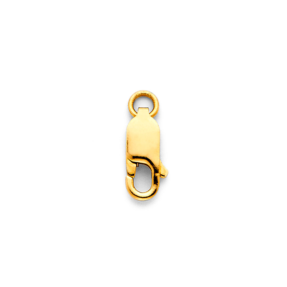 Yellow 14 Karat Lobster Lock Length 12.47