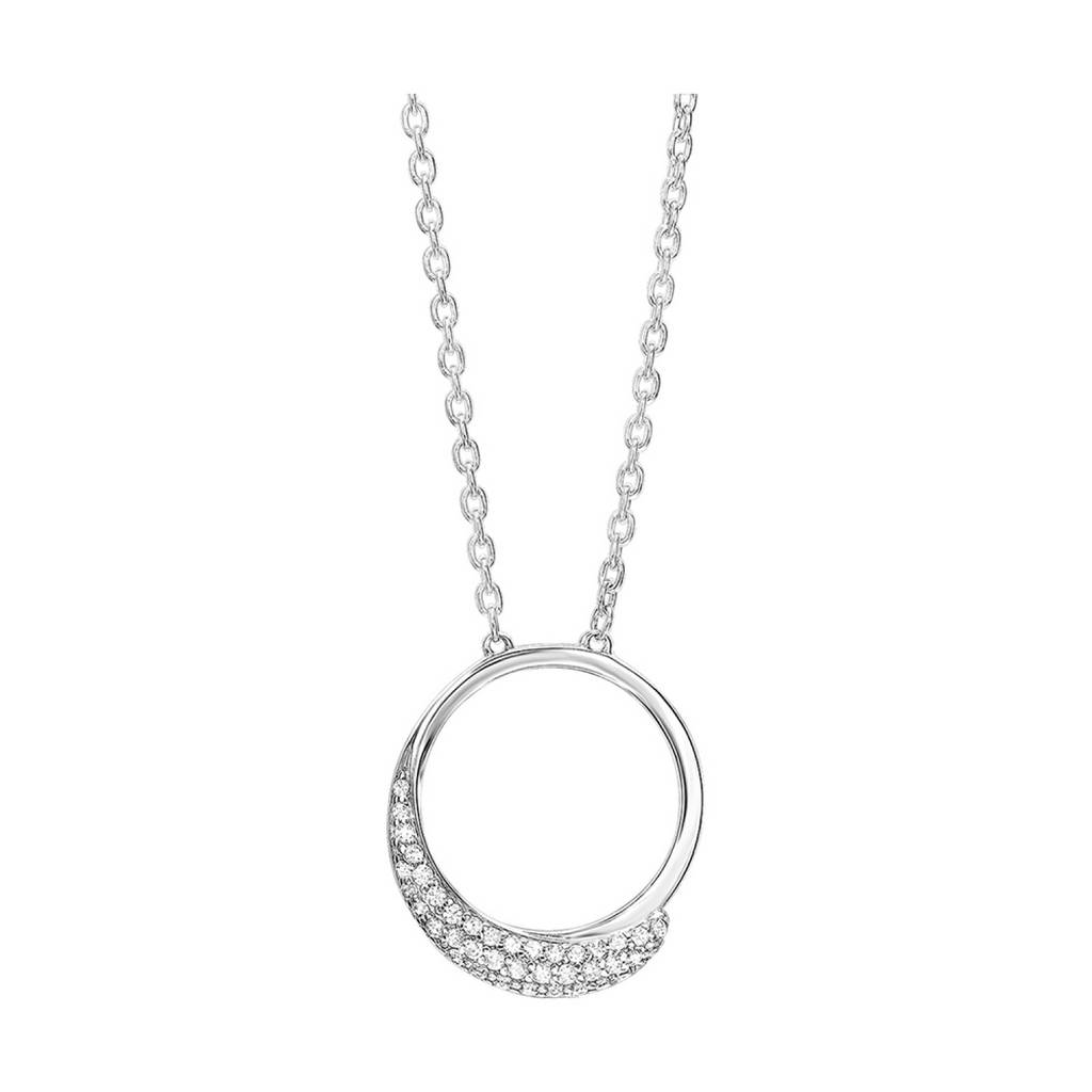 Sterling Silver Round Necklaces Length: 18"
Gender: Ladies