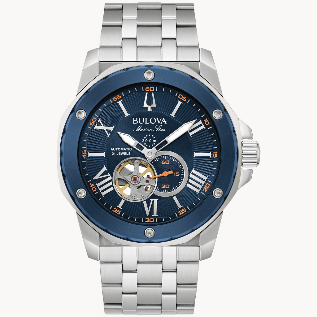 Watch Style: Marine Star
Metal: Stainless Steel
Color: White Blue Fa