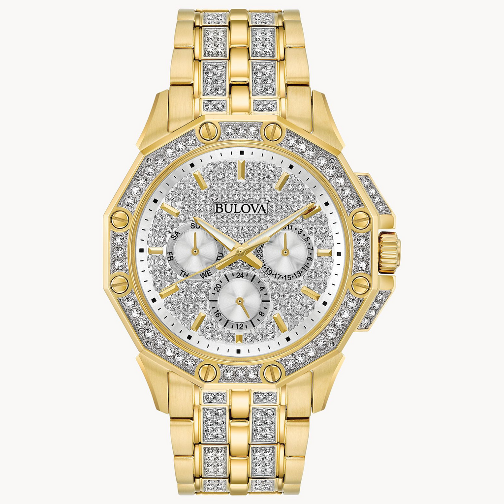 Watch Style: Octava Crystal
Metal: Stainless Steel
Color: Yellow
Fi