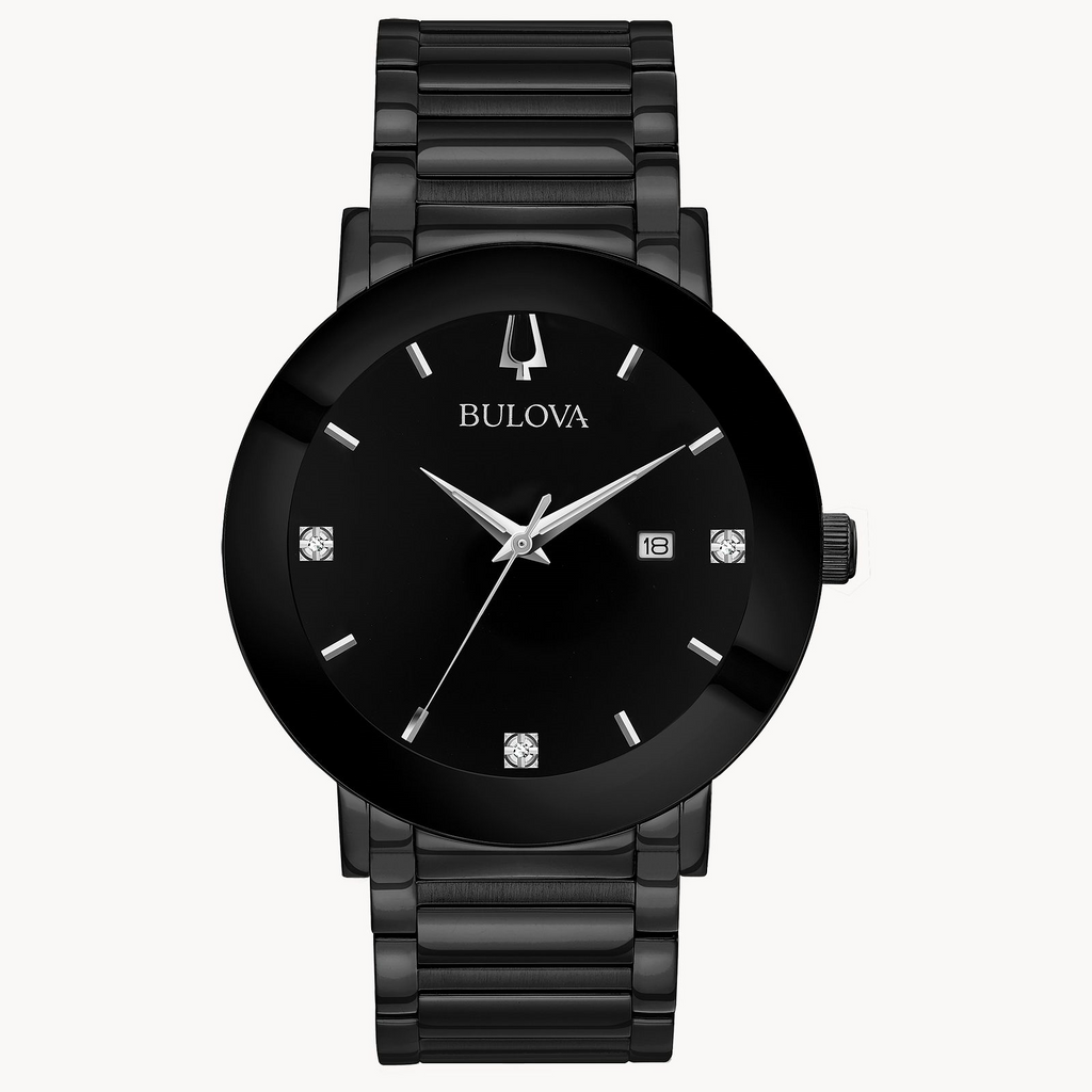 Watch Style: Diamond dial
Metal: Stainless Steel
Color: Black
Finis