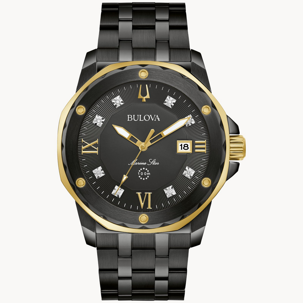 Watch Style: Marine Star
Metal: Stainless Steel
Color: Black
Finish