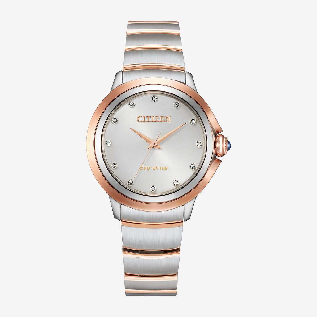 Diamond dial
Metal: Stainless Steel
Color: Two-Tone
Finish: polishe