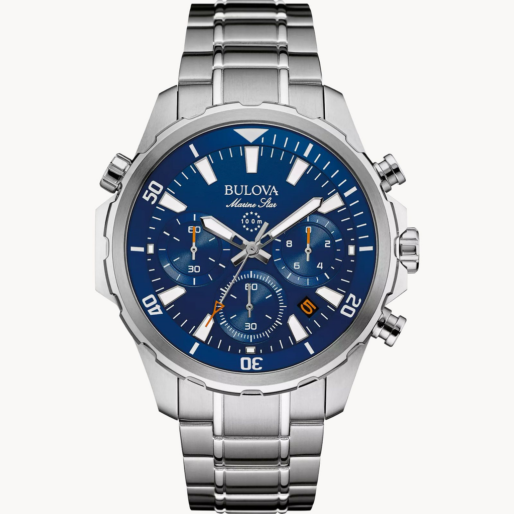 Watch Style: Marine Star
Metal: Stainless Steel
Color: Silver
Finis