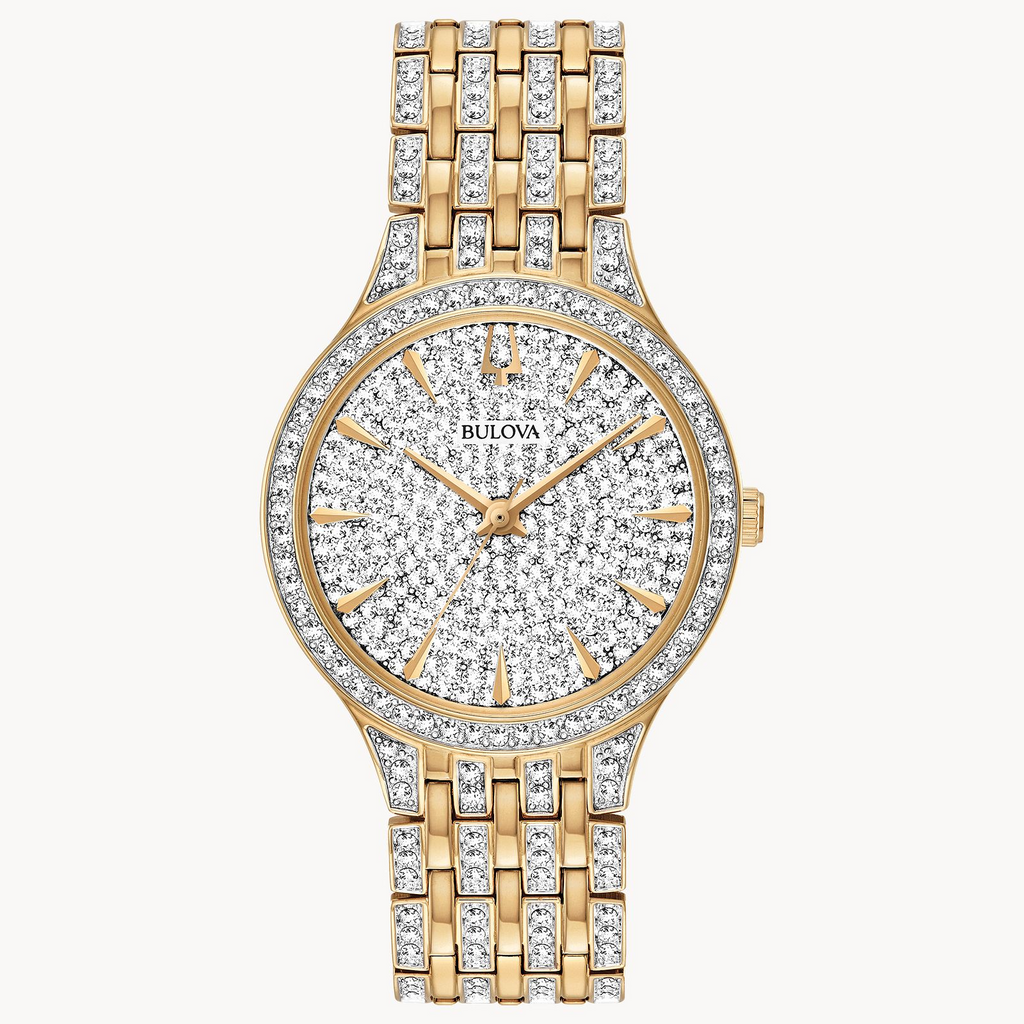 Watch Style: Crystal
Metal: Stainless Steel
Color: Yellow
Finish: p
