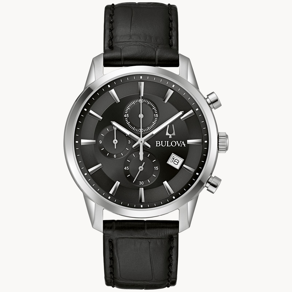 Watch Style: Chronograph Sutton
Metal: Leather
Color: Black
Finish: