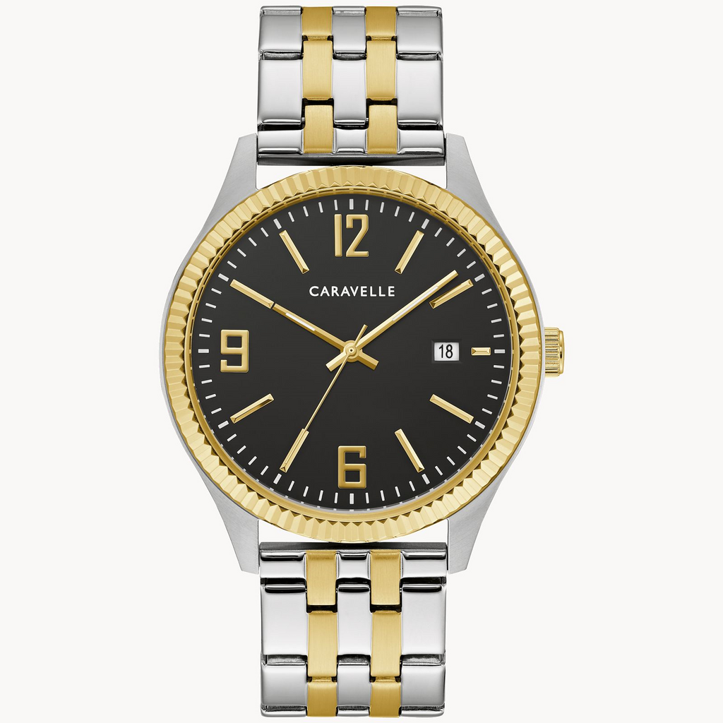 Watch Metal: Stainless Steel Box Set
Color: Two-Tone
Finish: polishe