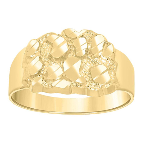Yellow 10 Karat baby Ring Style: Nugguet