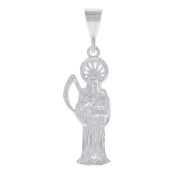 Lady's Sterling Silver Santa Muerte Pendant
Gender: Unisex