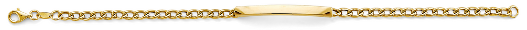 Lady's 14 Karat Id BraceletLink
Color: Yellow
Length: 7.25"
Gender: