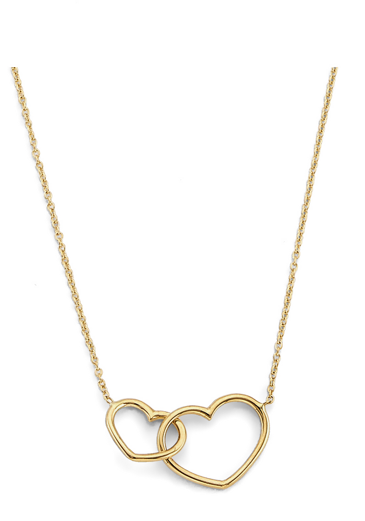 Lady's 14 Karat Togethr Heart Necklace Color: Yellow
Length: 18"
Gen