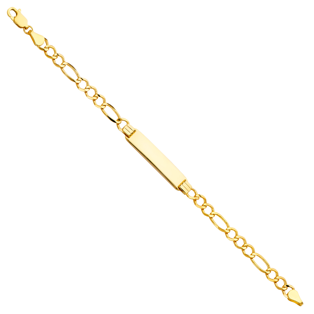 10 Karat Baby Bracelet Figaro
Color: Yellow
6mm
Gender: Baby