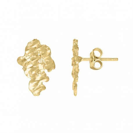 Lady's Yellow 10 Karat Earrings Length 149.5 Style: Solid
Finish: Dia