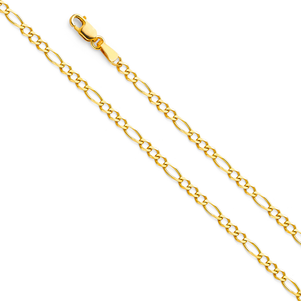 Gent's Yellow 10 Karat Bracelet3mm Style: Figaro
Length: 8"
