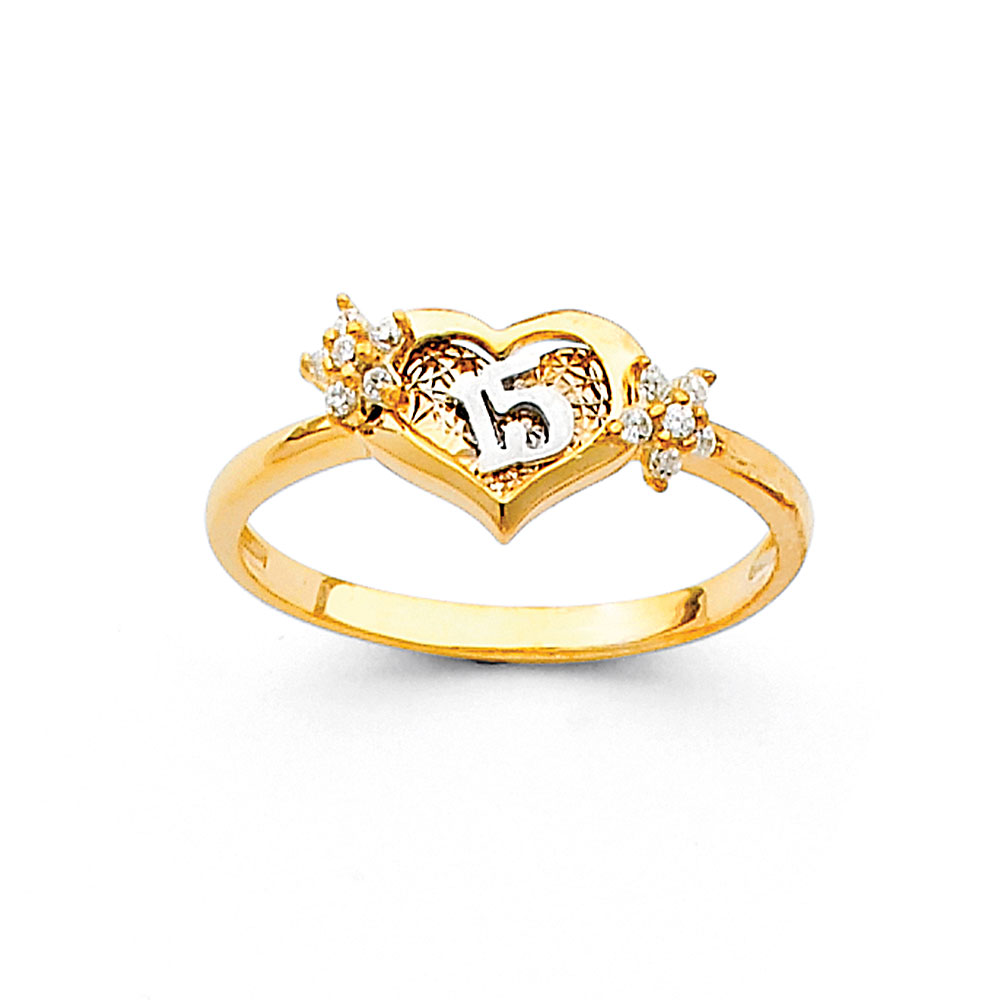 Two-Tone 14 Karat 15 Years 
Gender: Ladies