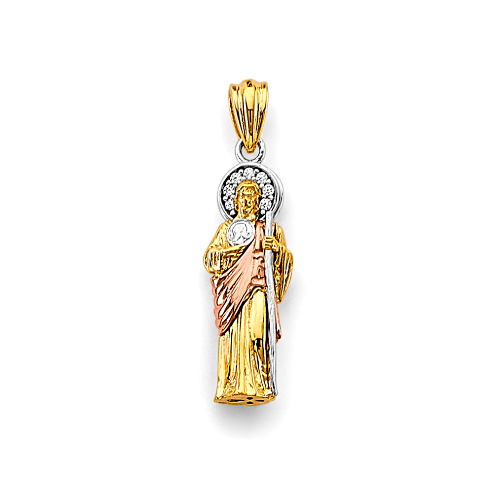 Yellow 14 Karat San Judas Charm Length: 27
Gender: Gentlement