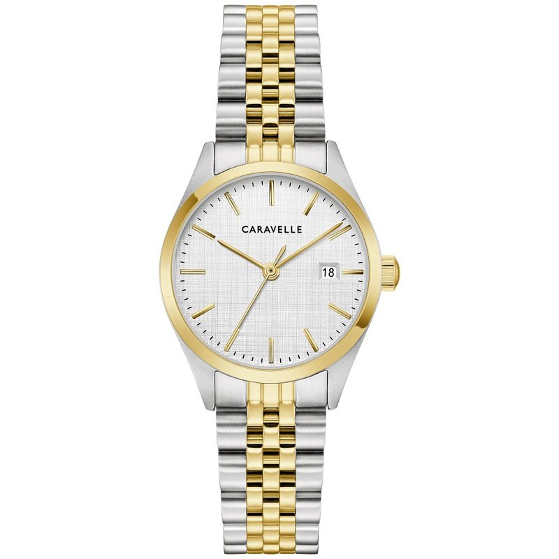 Ladies  Caravelle Sport Stainless Steel
Color: Yellow
Finish: polish