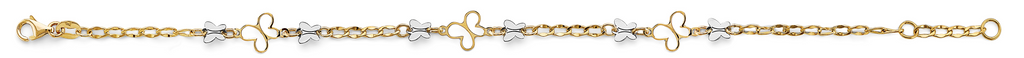 Lady's 14 Karat Bracelet Style: Fashion
Color: Yellow
Length: 7.5"
Gender: Ladies