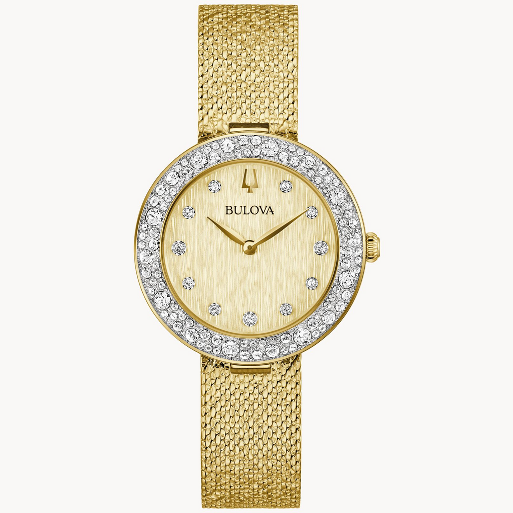 Watch Style: Crystal
Metal: Stainless Steel
Color: Yellow
Finish: polished