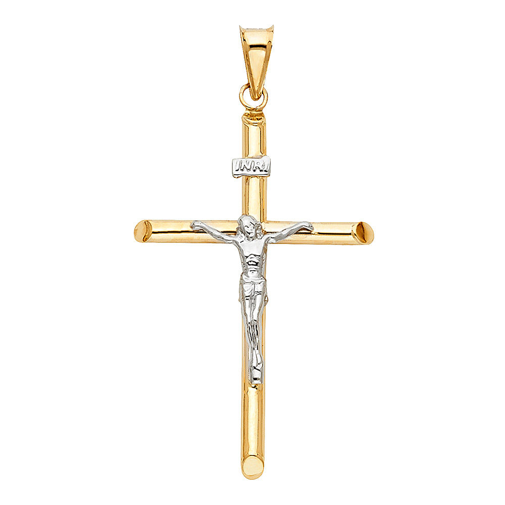 Yellow 14 Karat hollow crucifix Polished 50x25
Gender: Gentlement