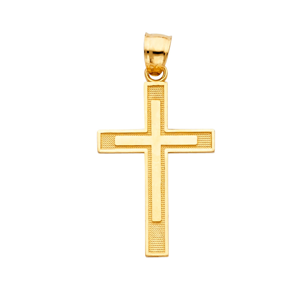 14 Karat Latin Cross Charm Length 32.39 Color: Yellow
Gender: Unisex
