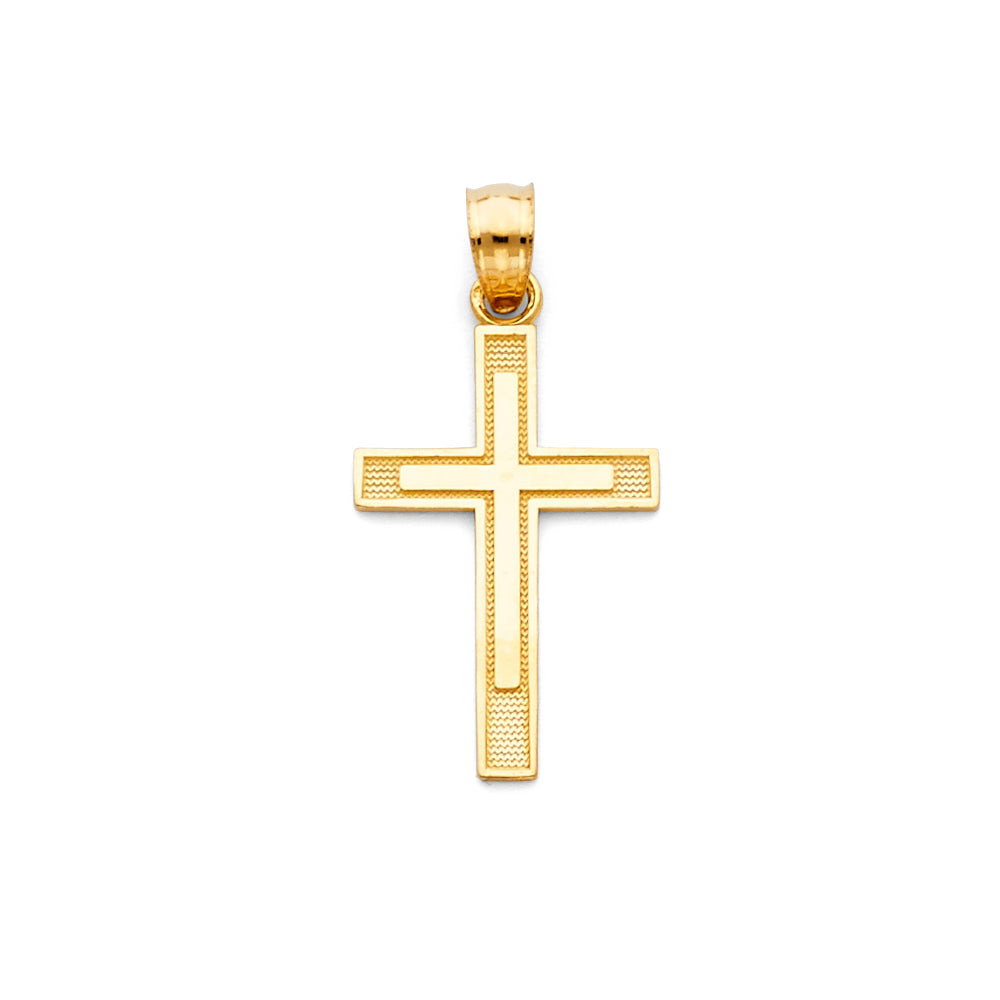 14 Karat Latin Cross Charm Length 25.57 Color: Yellow
Gender: Unisex