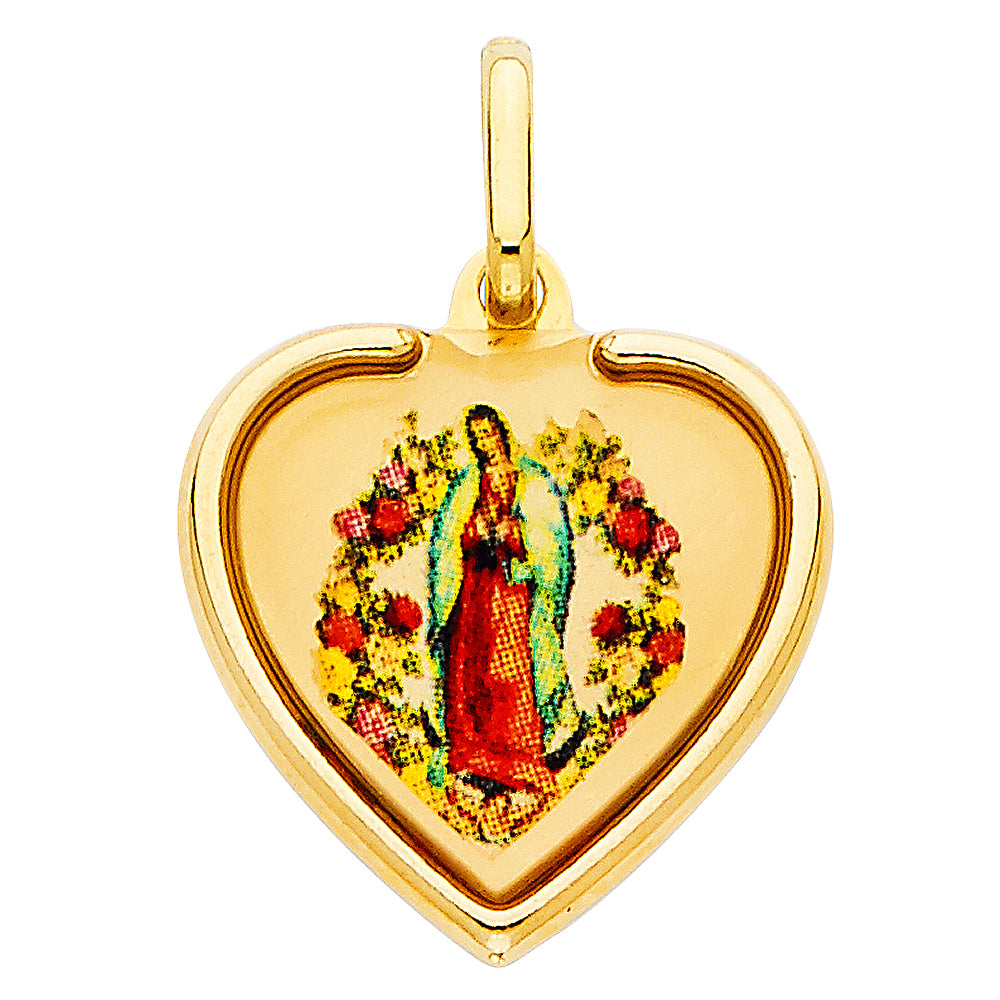 14 Karat Our Lady Picture Pendant Color: Yellow
Gender: Unisex