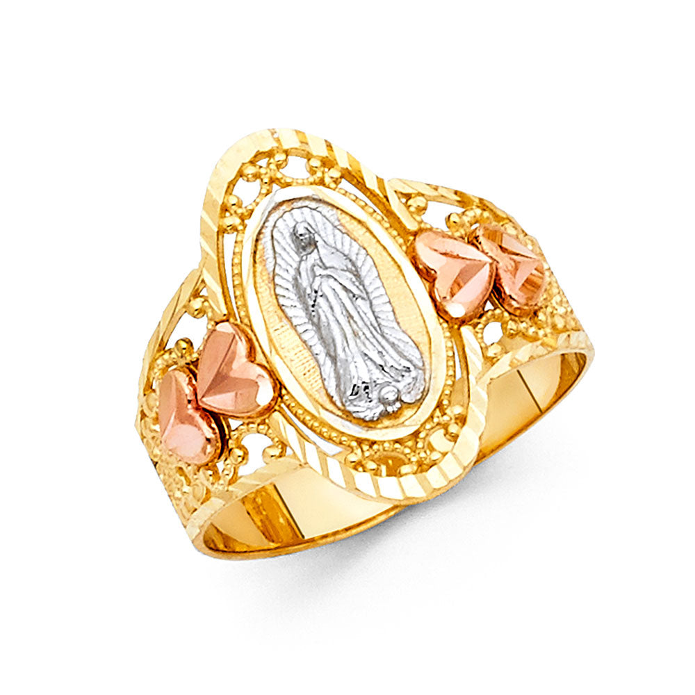 Lady's Yellow 14 Karat Guadalupe Ring