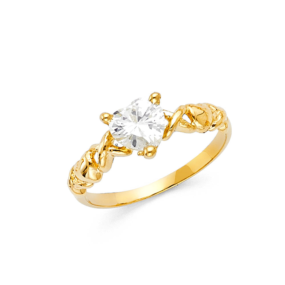 Lady's Yellow 14 Karat Fashion Ring
