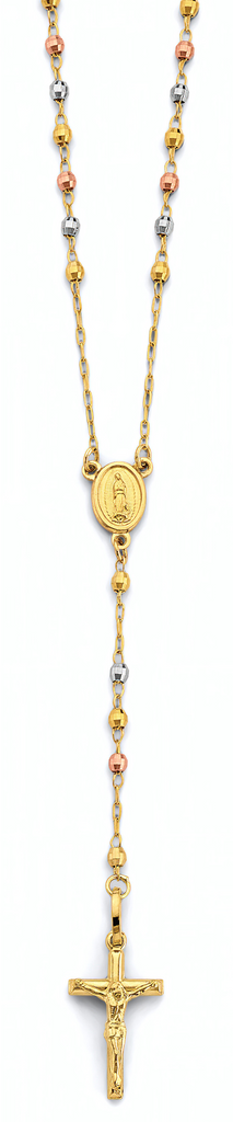 14 Karat Other Style: Rosarie
Color: Three-tone
Length: 18"+4"
Gend