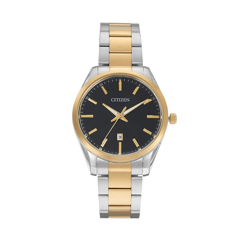 Mens quartz WR100 SST
Watch Metal: Stainless Steel
Color: Two-Tone
Finish: polished