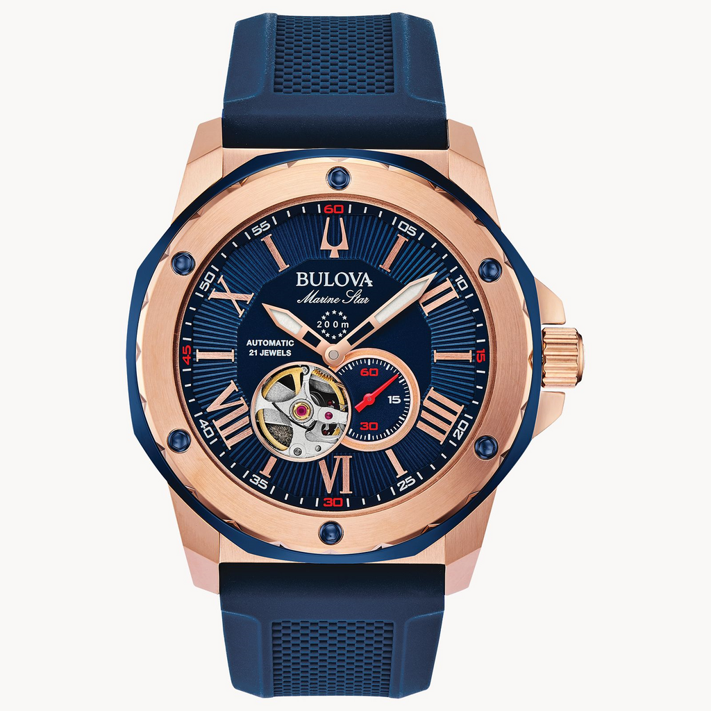 Watch Style: MARINE STAR
Metal: ROSE GOLD-TONE
Color: Rosé
Finish: STRAP
Gender: GENTLEMENT