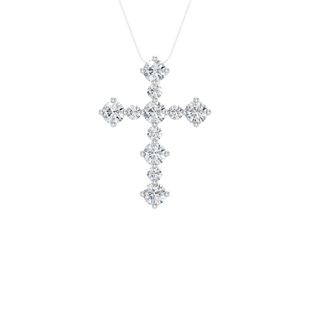 Lady's 14 Karat Lab-Grow 11 = 0.75tw Round E/F VS1 Lab Grown Diamonds