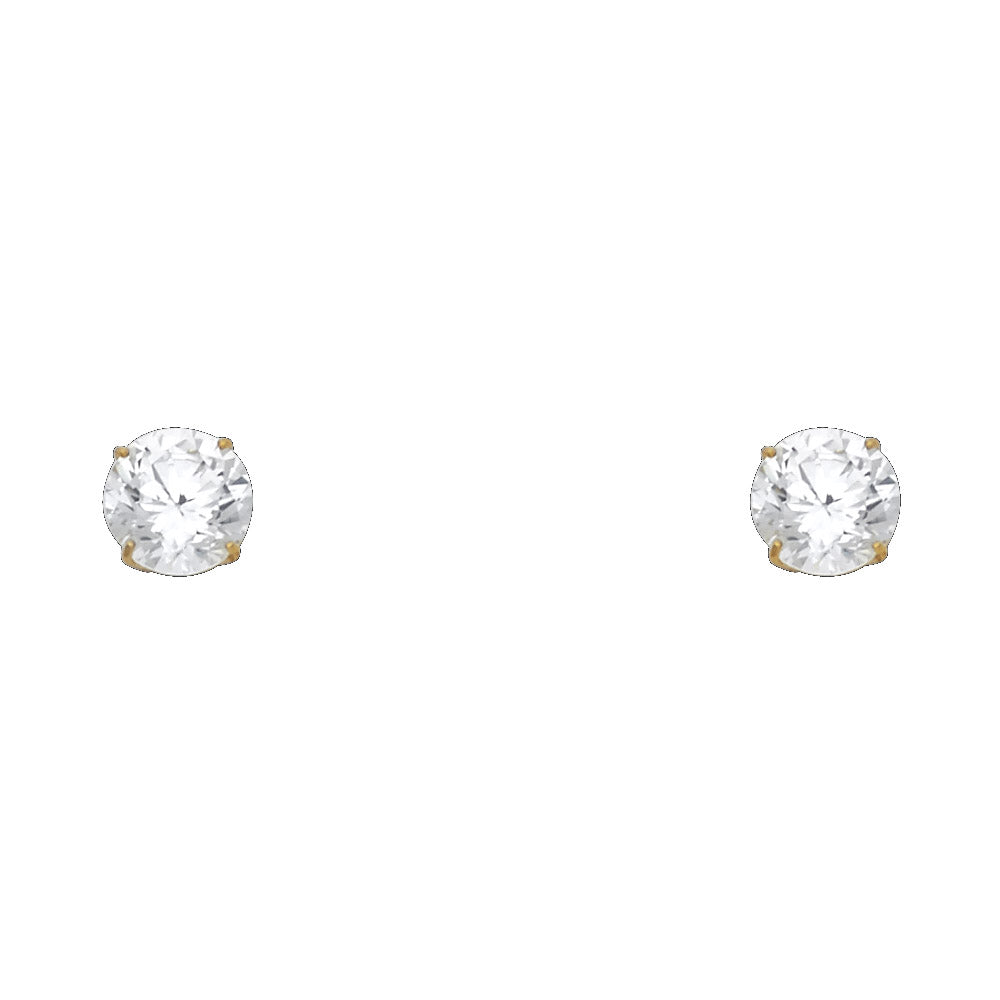 Lady's Yellow 14 Karat Earrings Finish: Polished
Length: 12.7