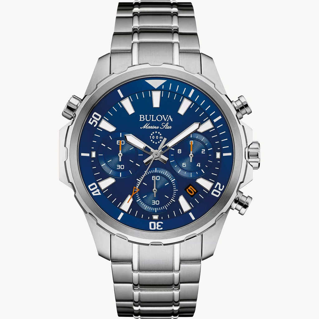 Watch Style: Marine Star
Metal: Stainless Steel
Color: Silver
Finish: polished