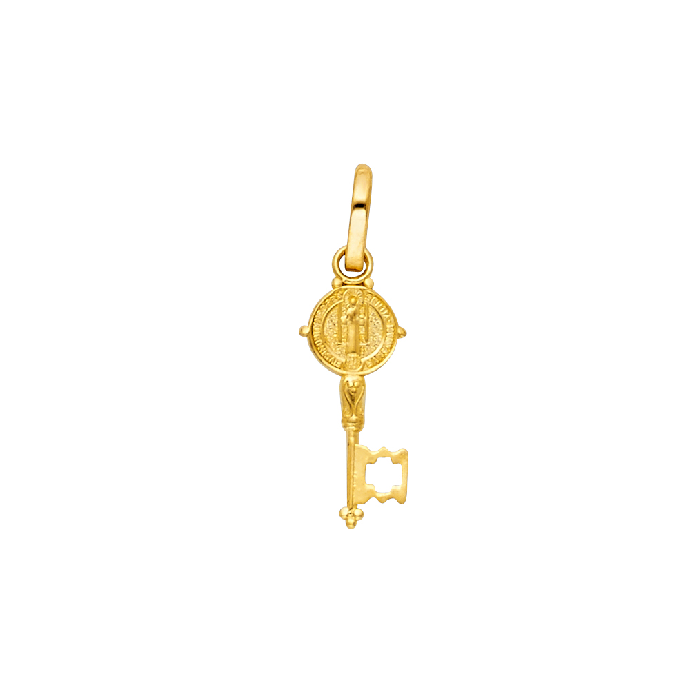 Yellow 14 Karat San Benito Key Pendant