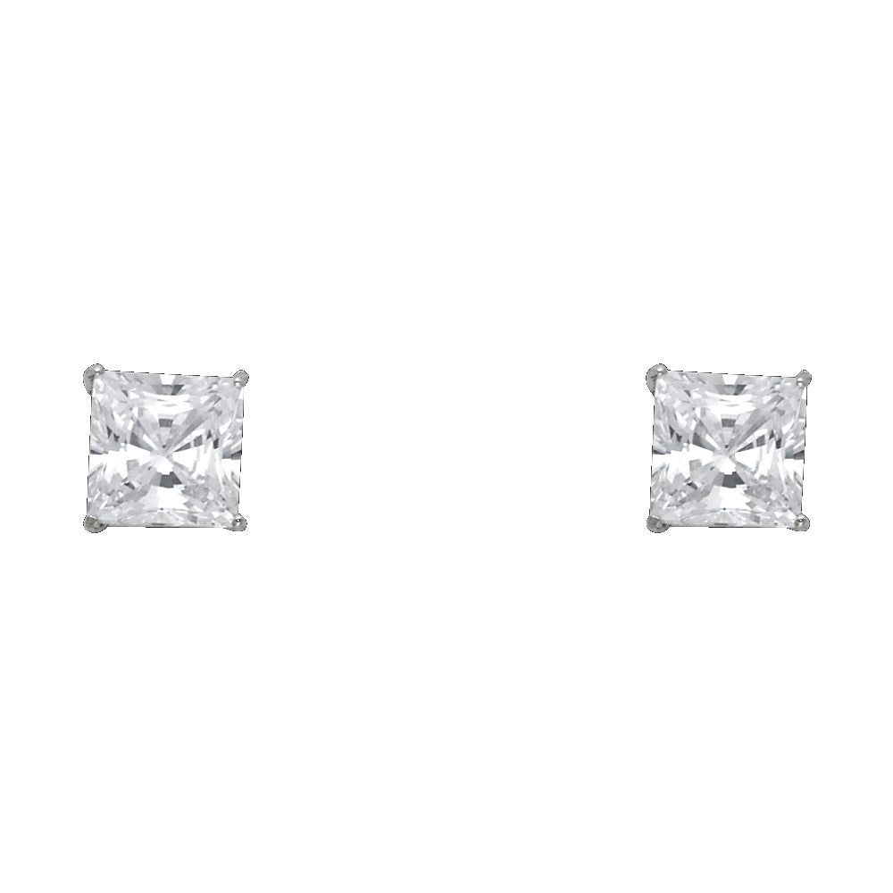Lady's Yellow 14 Karat Bascket  7mm Stud Earrings