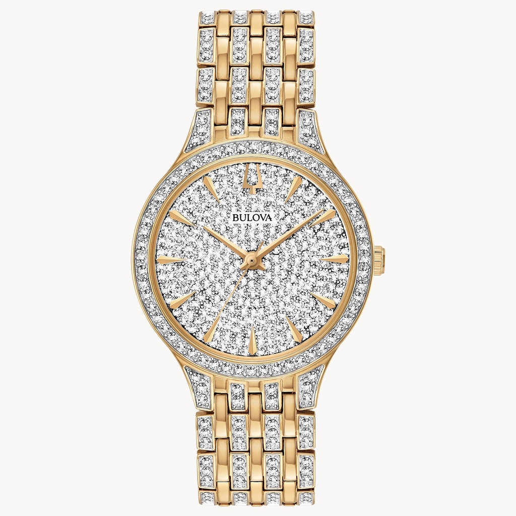 Watch Style: Crystal
Metal: Stainless Steel
Color: Yellow
Finish: polished