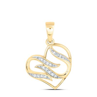 Yellow 10 Karat Heart Pendant
LengthMM: 12