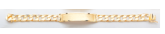 Gent's Yellow 14 Karat ID Bracelet Polished Length: 8"
Gender: Unisex