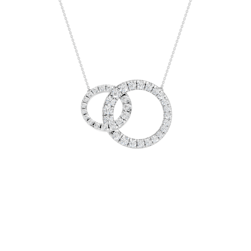 Lady's 14 Karat InterlinkCircle Lab-Grow Necklace 
Length: 18"
Gende