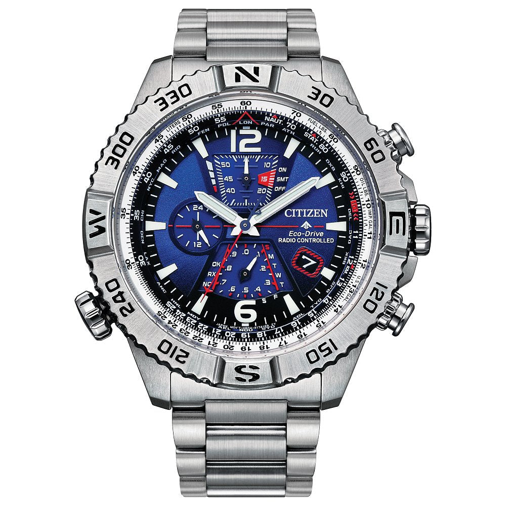 CITIZEN Eco-Drive Promaster Eco Navihawk Mens Stainless Steel