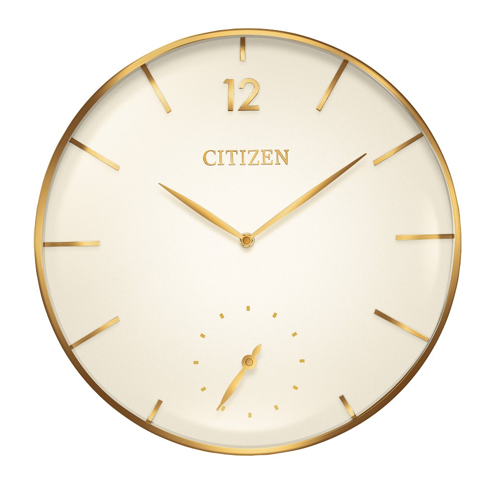 CITIZEN CC2034 Reception - Large Wall clock - gold tone
